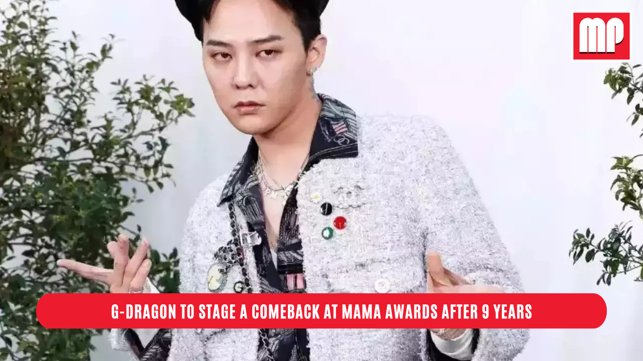 G-DRAGON to stage a comeback at MAMA Awards after 9 years