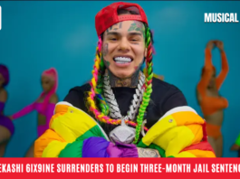 Tekashi 6ix9ine Surrenders to Begin Three-Month Jail Sentence